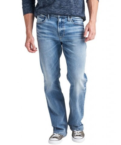 Men's Zac Relaxed Fit Straight Leg Jeans Blue $37.84 Jeans