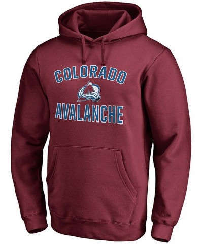 Men's Burgundy Colorado Avalanche Team Victory Arch Pullover Hoodie $33.05 Sweatshirt