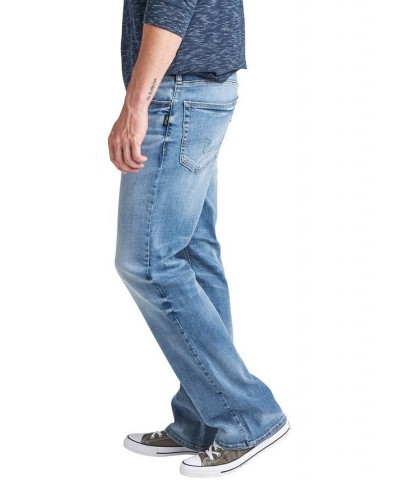 Men's Zac Relaxed Fit Straight Leg Jeans Blue $37.84 Jeans