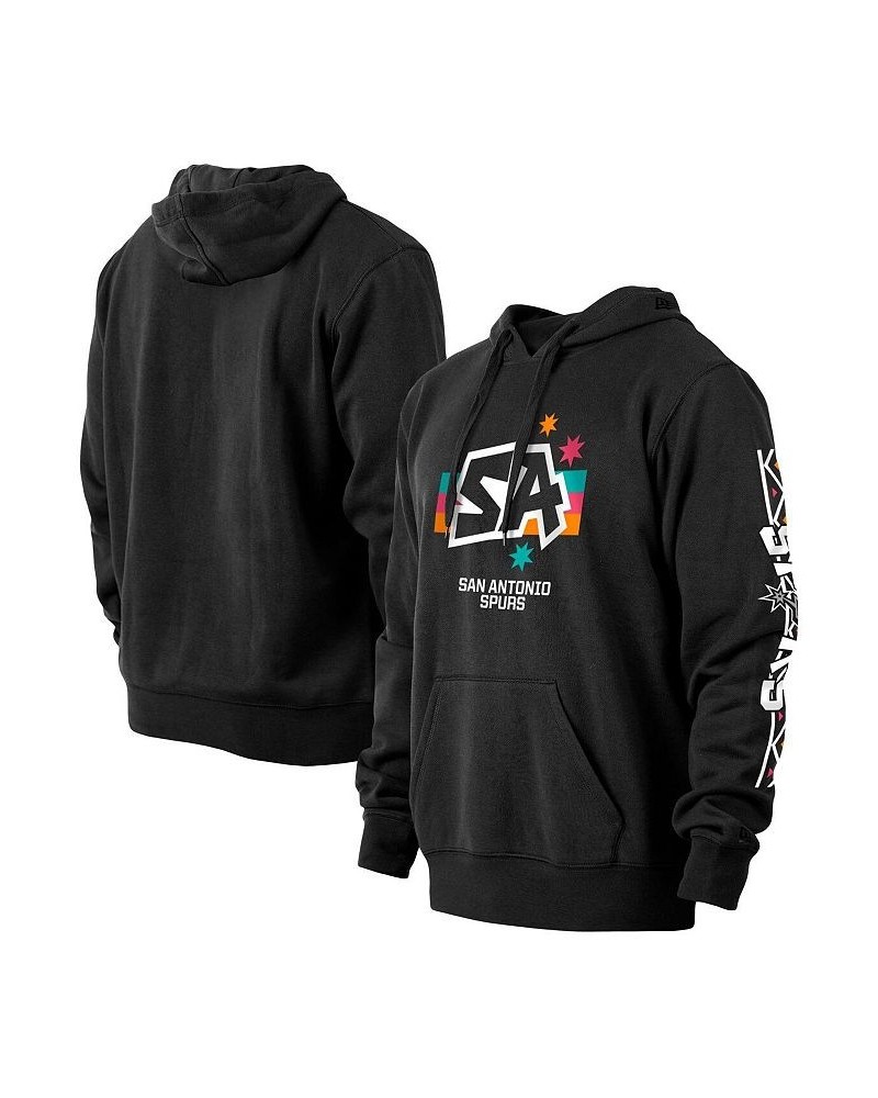 Men's Black San Antonio Spurs 2022/23 City Edition Pullover Hoodie $30.96 Sweatshirt