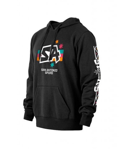 Men's Black San Antonio Spurs 2022/23 City Edition Pullover Hoodie $30.96 Sweatshirt