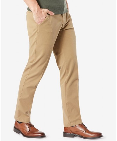 Men's Workday Smart 360 Flex Straight Fit Khaki Stretch Pants Tan/Beige $29.90 Pants