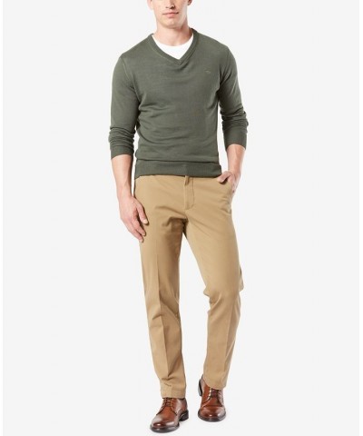 Men's Workday Smart 360 Flex Straight Fit Khaki Stretch Pants Tan/Beige $29.90 Pants