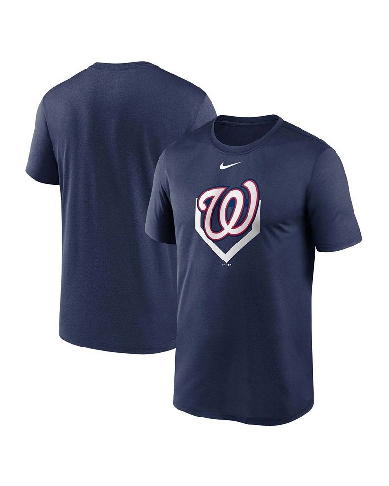 Men's Navy Washington Nationals Icon Legend Performance T-shirt $27.49 T-Shirts