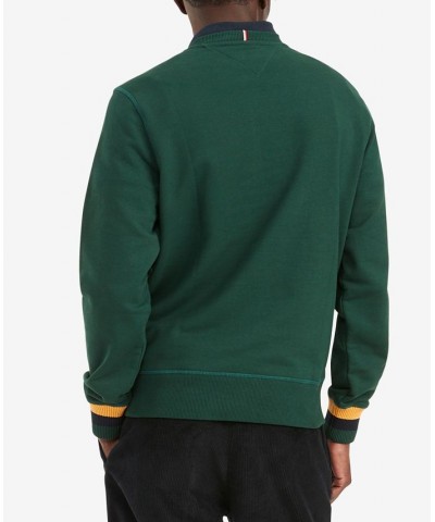 Slater Embroidered Tufted Chenille Logo Patch Sweatshirt Green $30.00 Sweatshirt