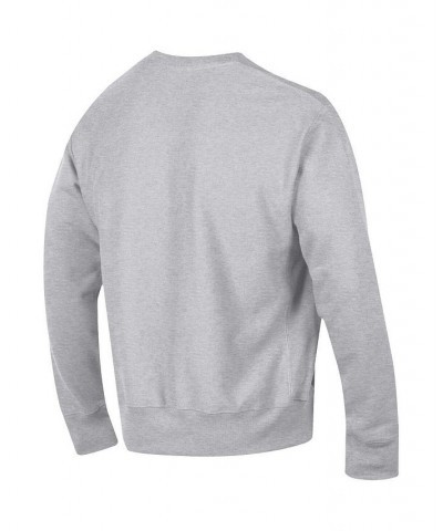 Men's Heathered Gray Nebraska Huskers Vault Logo Reverse Weave Pullover Sweatshirt $45.89 Sweatshirt