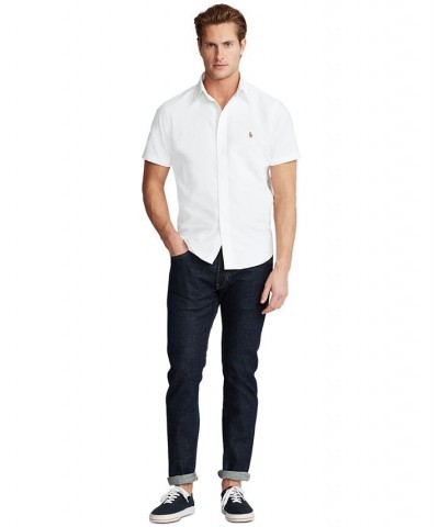 Men's Classic-Fit Garment-Dyed Oxford Shirt White $62.50 Shirts