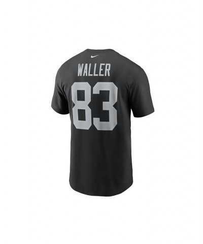 Men's Darren Waller Black Las Vegas Raiders Name and Number T-shirt $16.00 T-Shirts