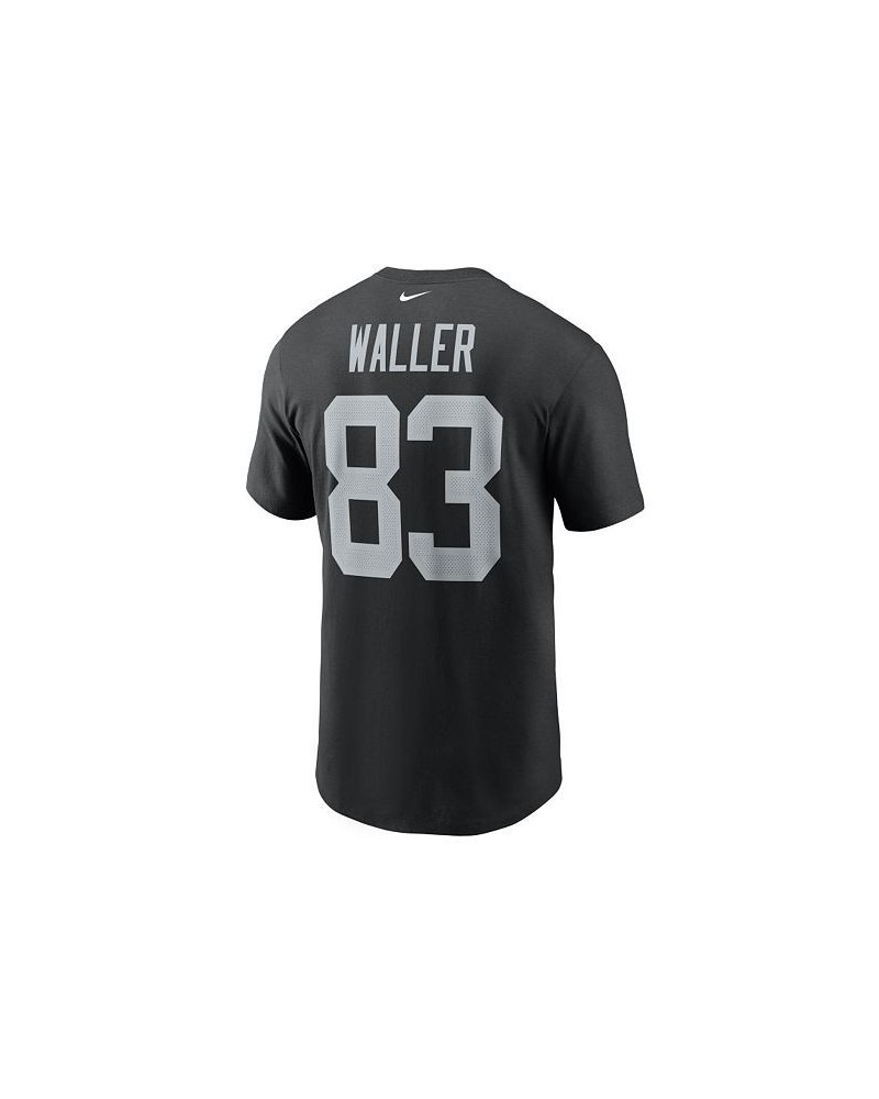 Men's Darren Waller Black Las Vegas Raiders Name and Number T-shirt $16.00 T-Shirts