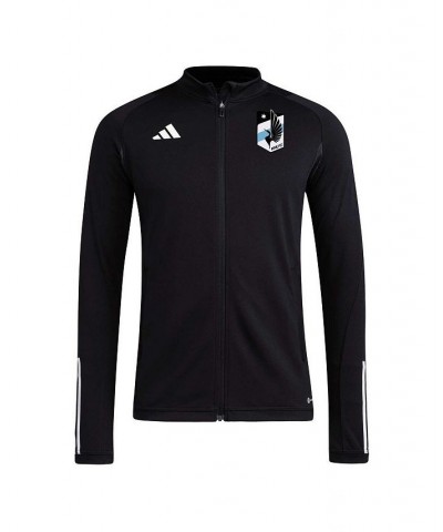 Men's Black Minnesota United FC 2023 On-Field AEROREADY Full-Zip Training Top $47.69 Tops