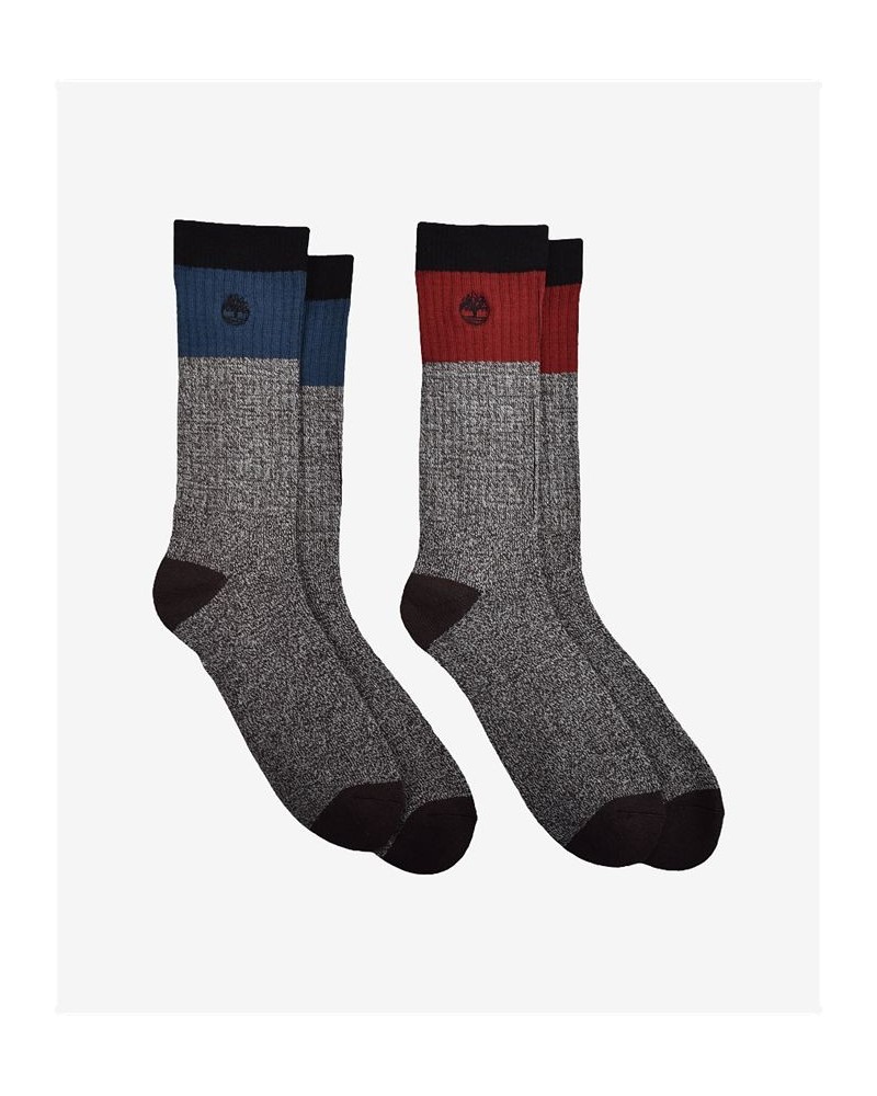 Men's Colorblock Crew Socks, Pack of 2 $12.54 Socks