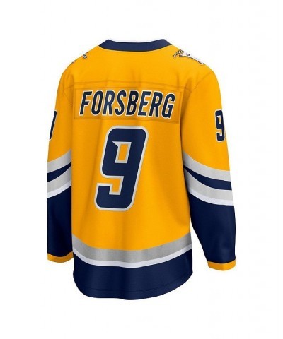 Men's Branded Filip Forsberg Yellow Nashville Predators Special Edition 2.0 Breakaway Player Jersey $43.71 Jersey