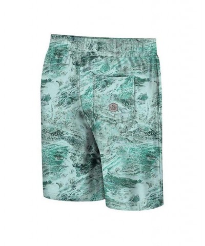 Men's Green Notre Dame Fighting Irish Realtree Aspect Ohana Swim Shorts $30.79 Swimsuits