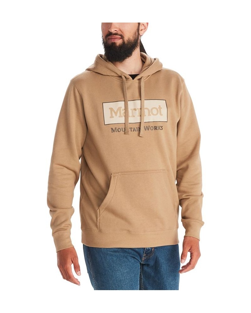 Men's Marmot Mountain Works Hoody Tan/Beige $22.54 Sweatshirt