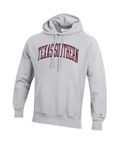 Men's Gray Texas Southern Tigers Tall Arch Pullover Hoodie $40.85 Sweatshirt