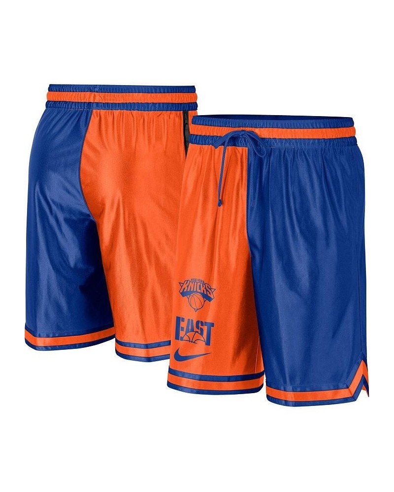 Men's Blue, Orange New York Knicks Courtside Versus Force Split DNA Performance Shorts $23.32 Shorts