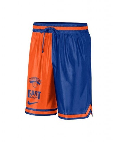 Men's Blue, Orange New York Knicks Courtside Versus Force Split DNA Performance Shorts $23.32 Shorts