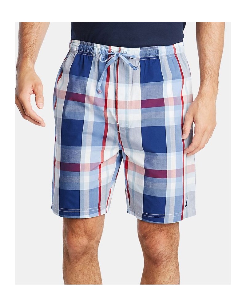 Men's Cotton Plaid Pajama Shorts Multi $13.16 Pajama