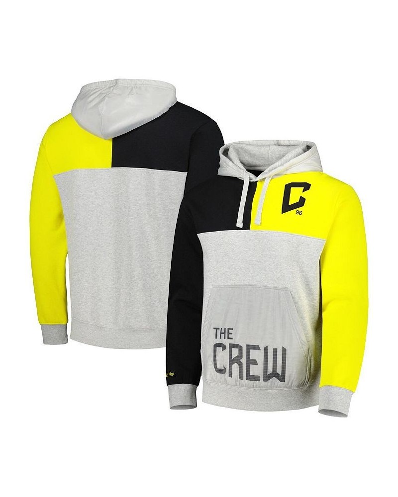 Men's Heather Gray Columbus Crew Tie Breaker Pullover Hoodie $45.10 Sweatshirt