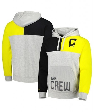 Men's Heather Gray Columbus Crew Tie Breaker Pullover Hoodie $45.10 Sweatshirt