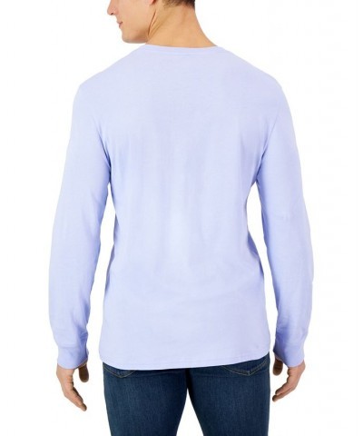 Men's V-Neck Long Sleeve T-Shirt PD08 $16.91 T-Shirts