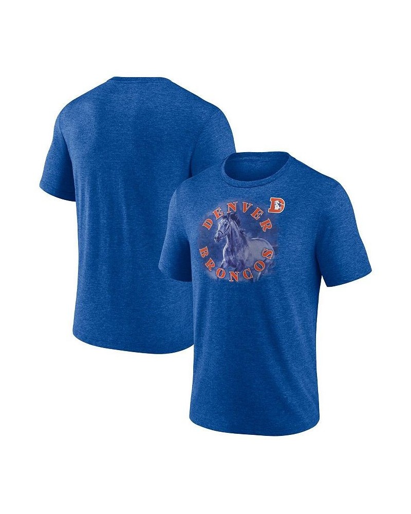 Men's Branded Heathered Royal Denver Broncos Sporting Chance T-shirt $18.90 T-Shirts