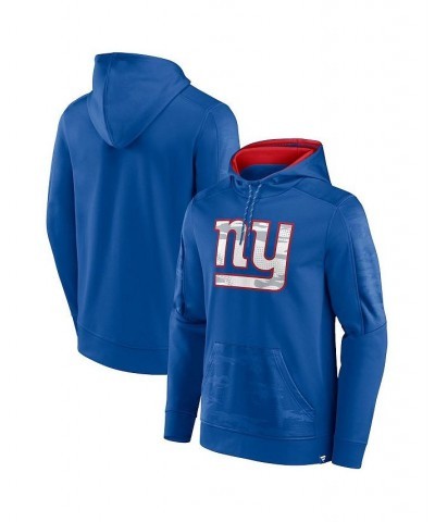 Men's Branded Royal New York Giants On The Ball Pullover Hoodie $37.60 Sweatshirt