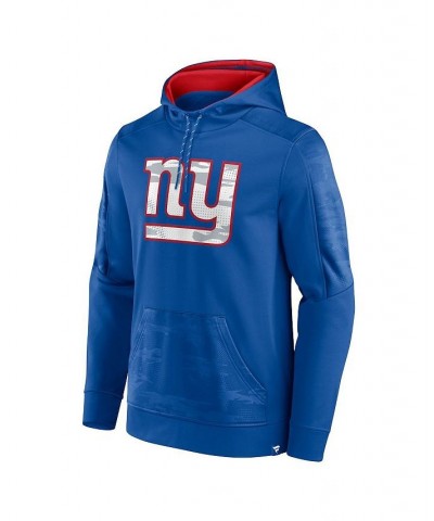 Men's Branded Royal New York Giants On The Ball Pullover Hoodie $37.60 Sweatshirt