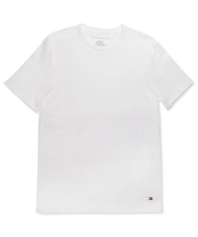 Men's Cotton Classic Crewneck T-Shirts, Pack of 5 White $35.78 Undershirt