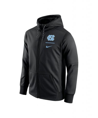 Men's Black North Carolina Tar Heels Logo Stack Performance Full-Zip Hoodie $44.10 Sweatshirt