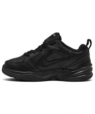 Men's Air Monarch IV Training Sneakers Black $44.20 Shoes