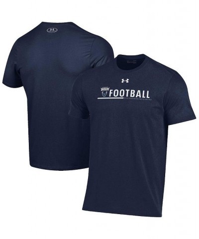 Men's Navy Howard Bison 2022 Sideline Football Performance Cotton T-shirt $18.00 T-Shirts