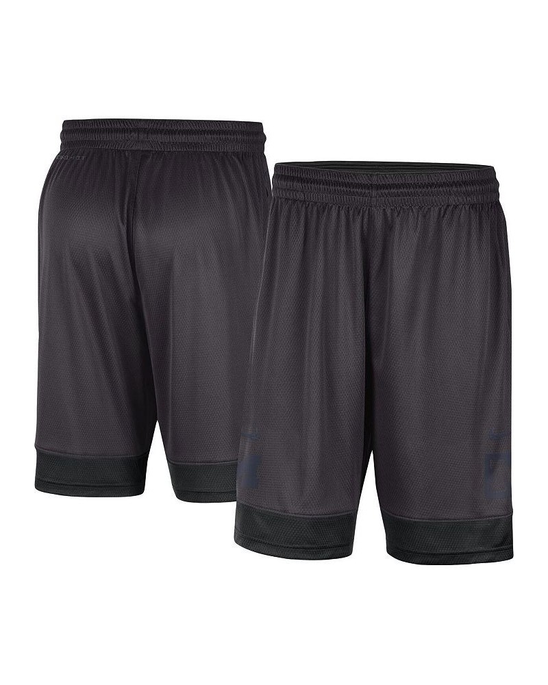 Men's Charcoal Michigan Wolverines Performance Fast Break Shorts $26.87 Shorts