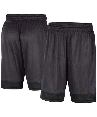 Men's Charcoal Michigan Wolverines Performance Fast Break Shorts $26.87 Shorts