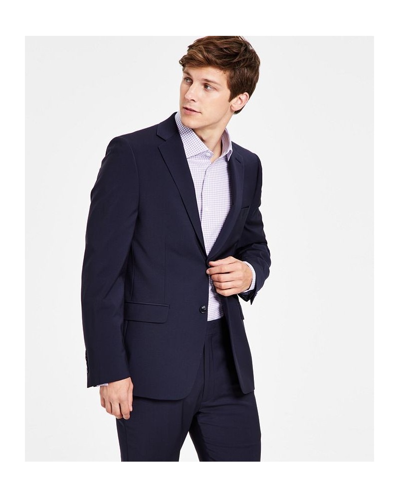 Men's Skinny-Fit Extra Slim Infinite Stretch Suit Jacket Navy $65.88 Suits