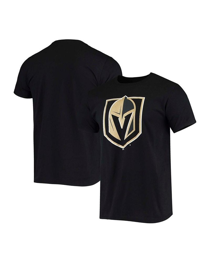 Men's Black Vegas Golden Knights Team Primary Logo T-shirt $13.02 T-Shirts