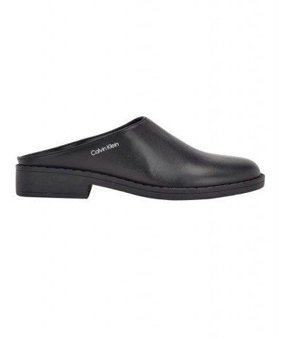 Women's Ajan Casual Mules Black $63.21 Shoes