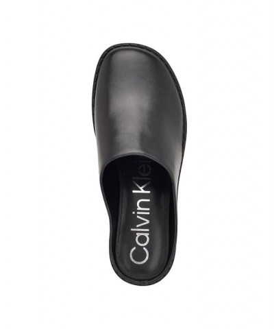 Women's Ajan Casual Mules Black $63.21 Shoes