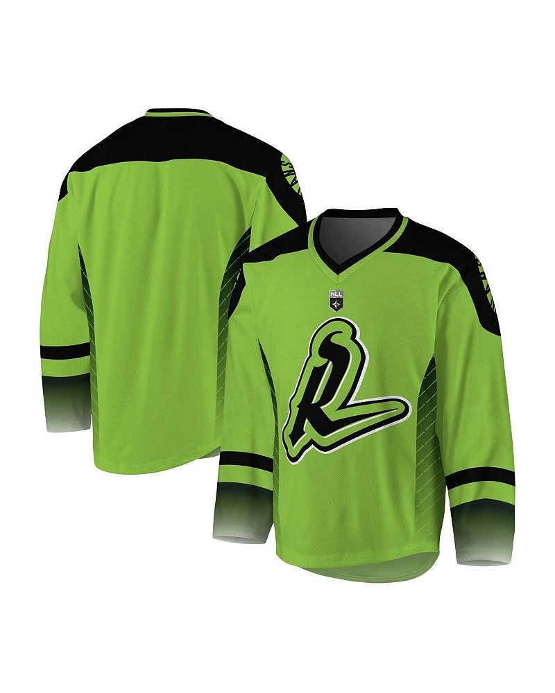 Men's Green, Black Saskatchewan Rush Replica Jersey $47.50 Jersey