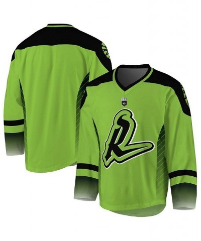 Men's Green, Black Saskatchewan Rush Replica Jersey $47.50 Jersey