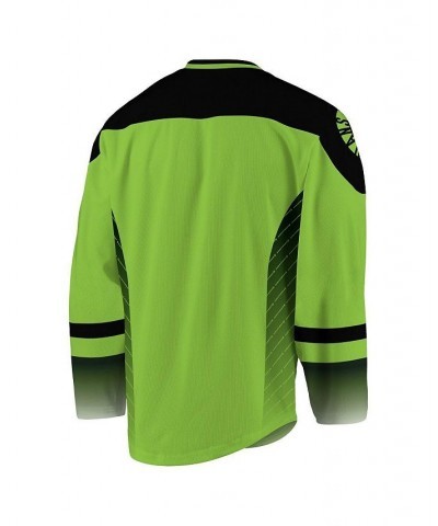 Men's Green, Black Saskatchewan Rush Replica Jersey $47.50 Jersey