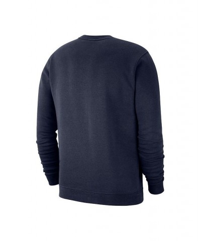 Men's Navy France National Team Fleece Pullover Sweatshirt $31.50 Sweatshirt