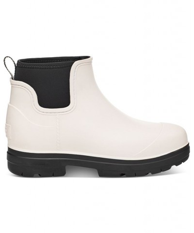 Women's Droplet Lug-Sole Waterproof Rain Boots White $35.70 Shoes