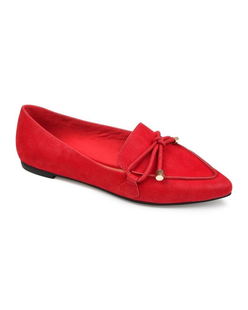 Women's Muriel Flat Red $40.00 Shoes