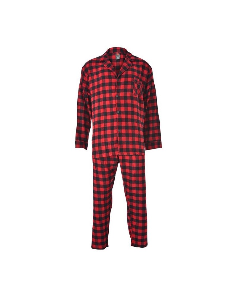 Men's Flannel Plaid Pajama Set PD02 $18.42 Pajama