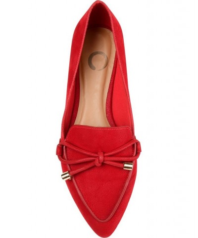 Women's Muriel Flat Red $40.00 Shoes