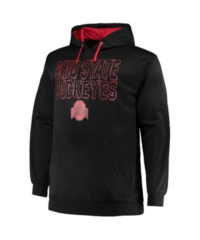 Men's Black Ohio State Buckeyes Big and Tall Fleece Team Pullover Hoodie $28.70 Sweatshirt