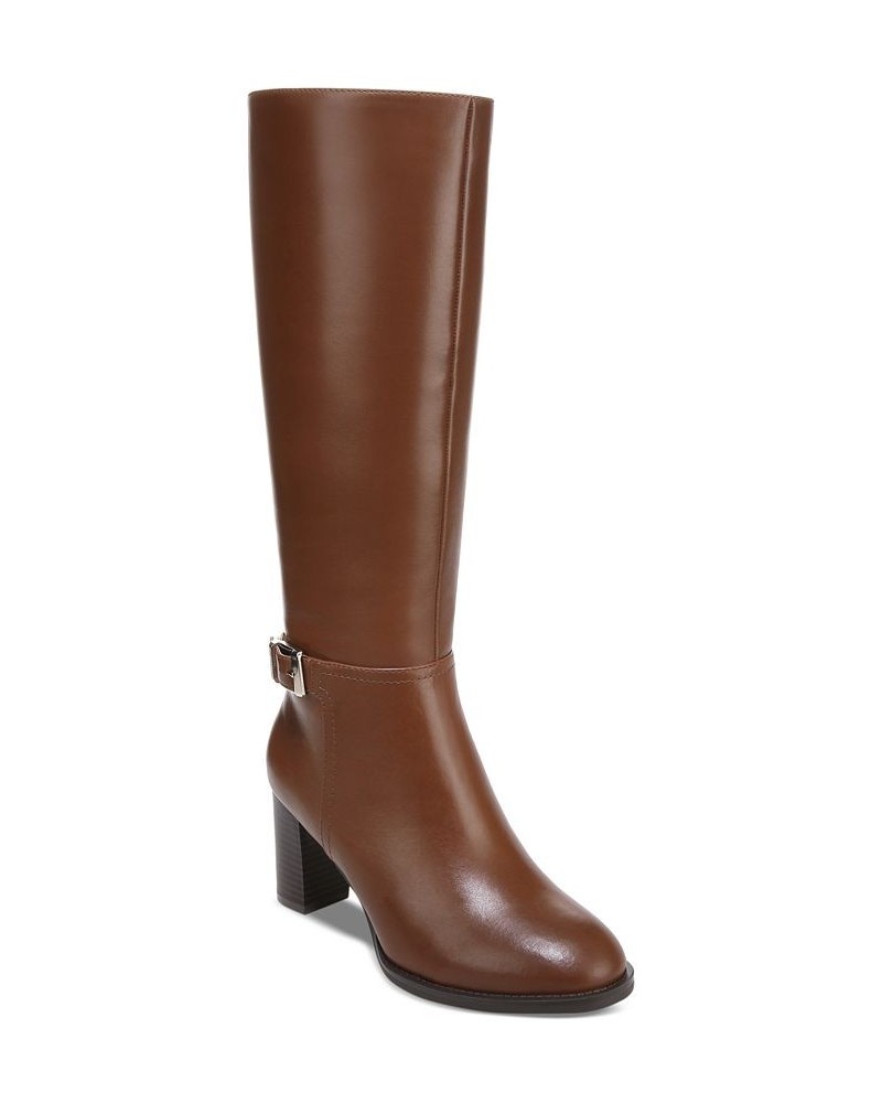 Lennoxx Memory Foam Tall Boots Brown $55.20 Shoes