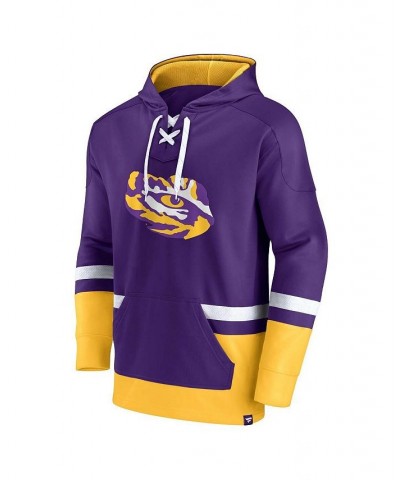 Men's Branded Purple LSU Tigers First Battle Pullover Hoodie $39.74 Sweatshirt