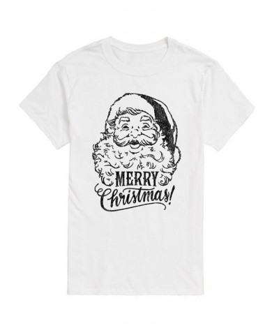 Men's Merry Christmas Short Sleeve T-shirt White $14.70 T-Shirts